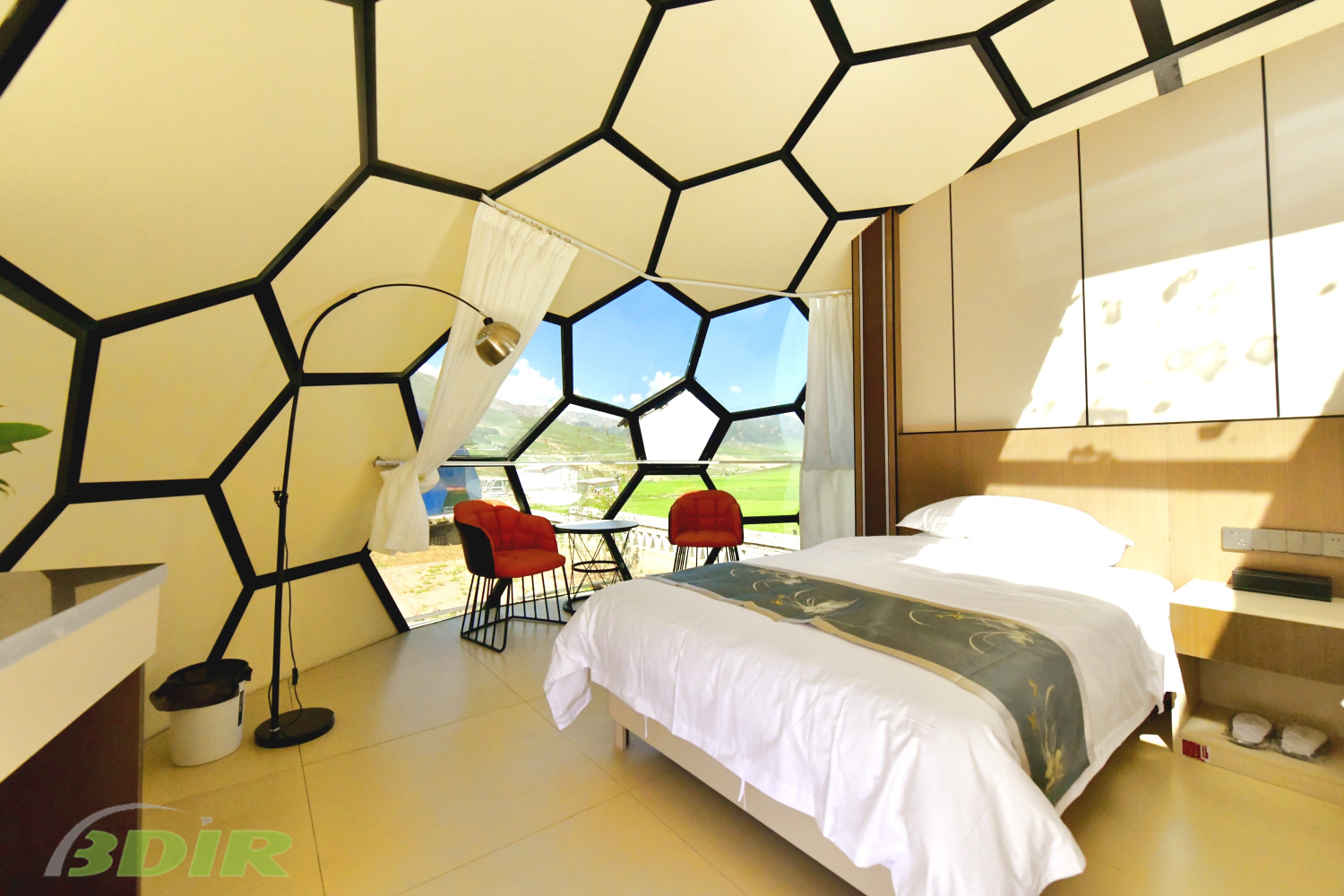 Glamping Glass Geodesic Hive Dome House | Customized Garden Igloo Tents